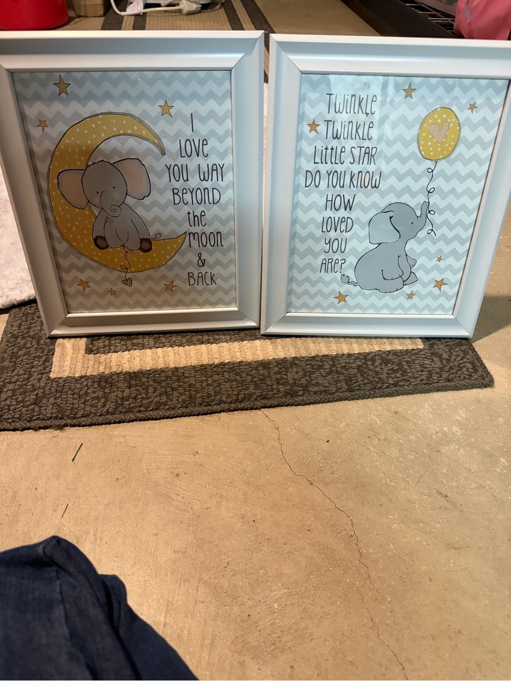 Elephant frame for wall